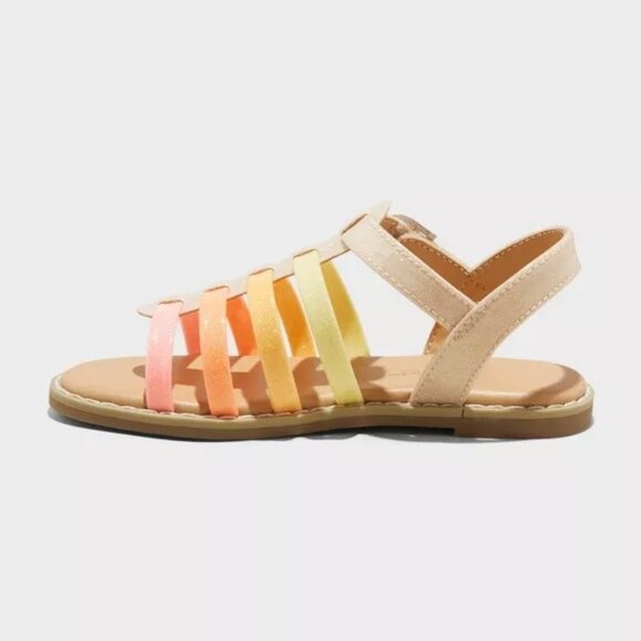 Girls Cat‎ & Jack Multicolor Shanel Fisherman Sandals Size 9 NWOT - Picture 4 of 4